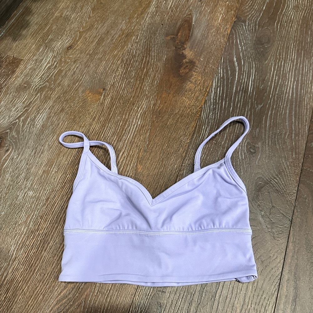 lululemon athletica Lavender Light Support Strappy Bra